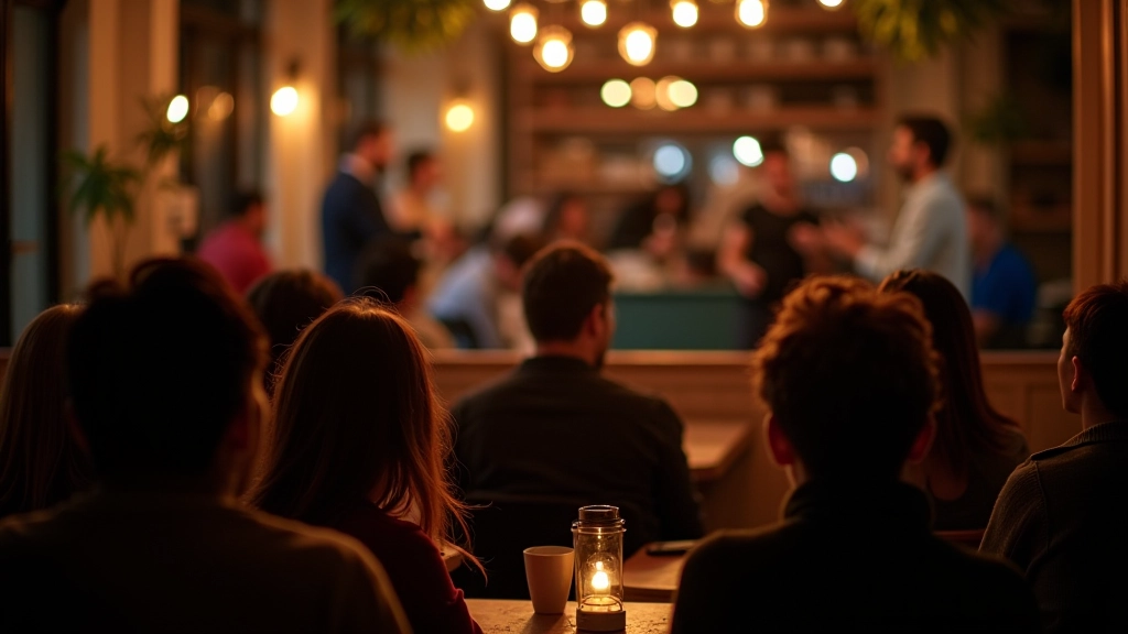 Live music open mic event at Turkish café